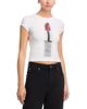Alexanderwang alexanderwang Lipstick Graphic Baby Tee - 1