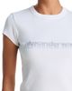 Alexanderwang alexanderwang Ribbed Knit Rhinestone Logo Crewneck Tee - 4