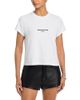 Alexanderwang alexanderwang Shrunken Short Sleeve Tee - 1
