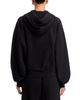 Alexanderwang.t alexanderwang. t Rhinestone Drawstring Zip Up Hoodie - 2