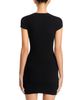 Alexanderwang.t alexanderwang. t Ribbed Logo Bodycon Dress - 4