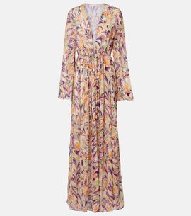 Alexandra Miro Alexandra Miro Chloe printed georgette kaftan