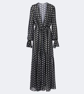 Alexandra Miro Alexandra Miro Clementine polka-dot maxi dress
