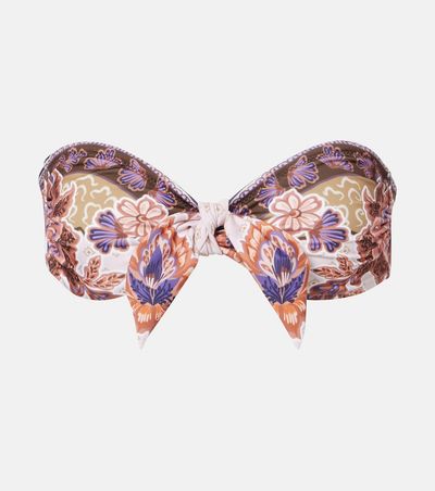 Alexandra Miro Alexandra Miro Savannah printed bandeau bikini top