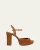 Alexandre Birman 120mm Amy Suede Platform Sandals - 1