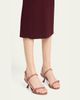 Alexandre Birman 50mm Clarita Caged Croc-Embossed Leather Sandals - 2