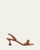 Alexandre Birman 60mm Clarita Leather Slingback Sandals - 1