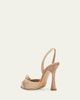 Alexandre Birman 85mm Clarita Mixed Leather Slingback Pumps - 2