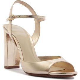Alexandre Birman Alexandre Birman Amy Metallic Leather Sandal
