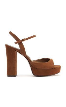 Alexandre Birman Alexandre Birman Amy Suede Platform Sandals