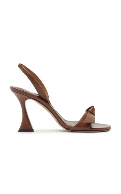 Alexandre Birman Alexandre Birman Clarita Leather Slingback Sandals