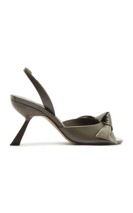 Alexandre Birman Alexandre Birman Maxi Clarita Twist Leather Sandals