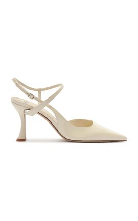Alexandre Birman Alexandre Birman Tita Wrap Patent Leather Pumps