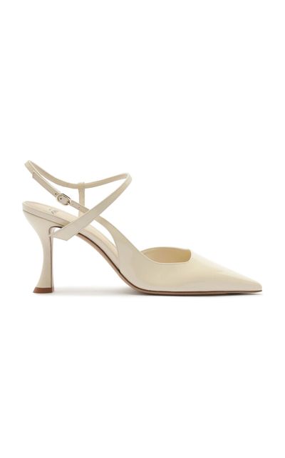 Alexandre Birman Alexandre Birman Tita Wrap Patent Leather Pumps