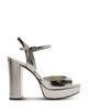 Alexandre Birman Alexandre Birman Women's Amy Mirrored Leather Platform Sandals - 5
