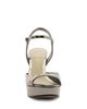 Alexandre Birman Alexandre Birman Women's Amy Mirrored Leather Platform Sandals - 6