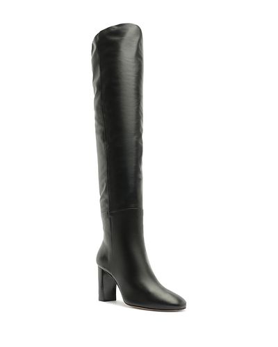 Alexandre Birman Alexandre Birman Women's Anna Slouch 70 Leather Over the Knee Boots