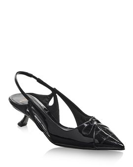 Alexandre Birman Alexandre Birman Women's Nanny Twist Pointed Slingback Pumps