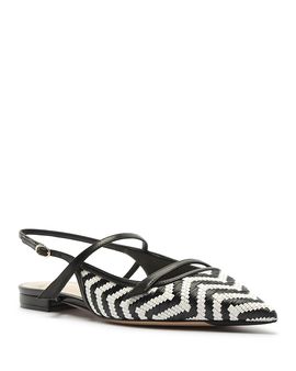 Alexandre Birman Alexandre Birman Women's Raffia Slingback Flats