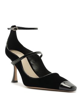 Alexandre Birman Alexandre Birman Women's Tita Wave 85 Velvet Pumps