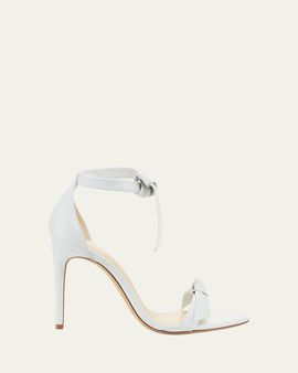 Alexandre Birman Clarita Knotted Leather High-Heel Sandals