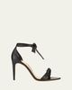 Alexandre Birman Clarita Leather Ankle-Tie 100mm High-Heel Sandals - 1