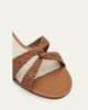 Alexandre Birman Sabrina Braided Leather Flat Sandals - 5