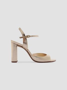 Alexandre Birman Women's Amy 90MM Metallic Leather Sandals