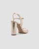 Alexandre Birman Women's Amy 90MM Metallic Leather Sandals - 3