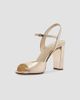 Alexandre Birman Women's Amy 90MM Metallic Leather Sandals - 4