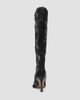 Alexandre Birman Women's Annelise 85MM Leather & Calf Hair Knee-High Boots - 8