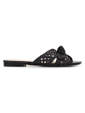 Alexandre Birman Women's Belinda Woven Leather Flat Sandals