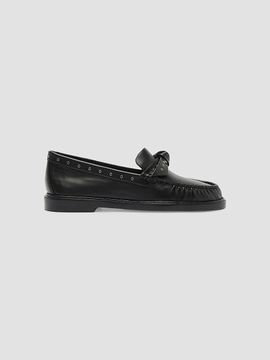 Alexandre Birman Women's Clarita Mini-Eyelet Leather Loafers