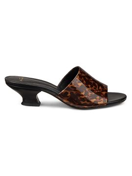 Alexandre Birman Women's Gisel 45MM Printed Leather Mules