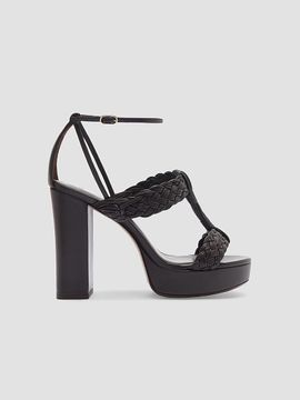 Alexandre Birman Women's Thalia 110MM Leather Block-Heel Sandals