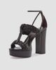 Alexandre Birman Women's Thalia 110MM Leather Block-Heel Sandals - 6