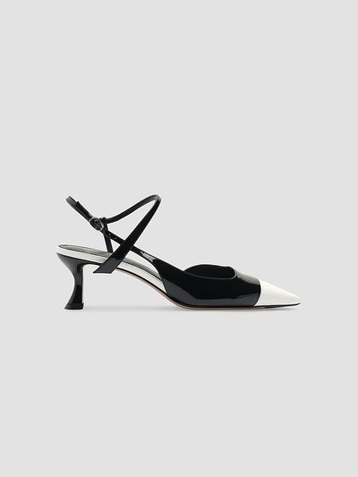 Alexandre Birman Women's Tita 60MM Wrap Cap Toe Leather Pumps