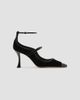 Alexandre Birman Women's Tita Wave 85MM Velvet & Patent Leather Pumps - 1