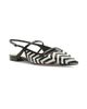 Alexandre Birman Women's Tita Zigzag Raffia Slingback Flats - 2