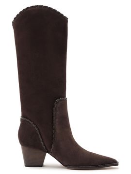 Alexandre Birman Women's Victoria Saddle 60MM Suede Boots
