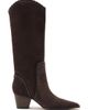 Alexandre Birman Women's Victoria Saddle 60MM Suede Boots - 10