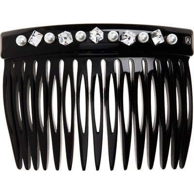 Alexandre de Paris Alexandre de Paris Crystal & Faux Pearl Hair Comb
