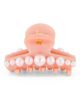Alexandre de Paris Alexandre de Paris Goncourt small acetate and pearl hair clip - 1