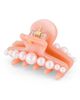 Alexandre de Paris Alexandre de Paris Goncourt small acetate and pearl hair clip - 2