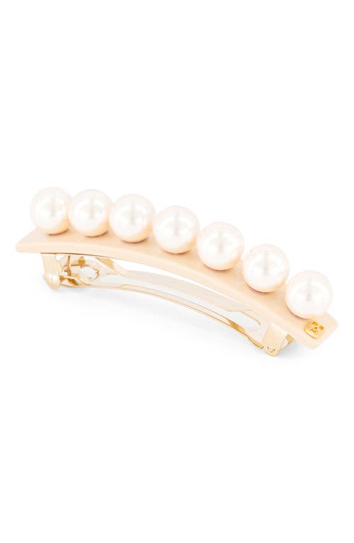 Alexandre de Paris Alexandre de Paris Imitation Pearl Barrette
