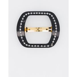 Alexandre de Paris Alexandre de Paris Palais Royal Strass Hollow Acetate Barrette