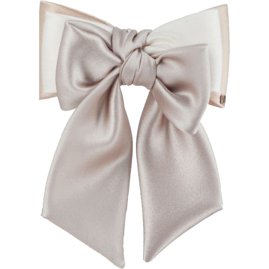 Alexandre de Paris Alexandre de Paris Premiere Dame silk bow barette