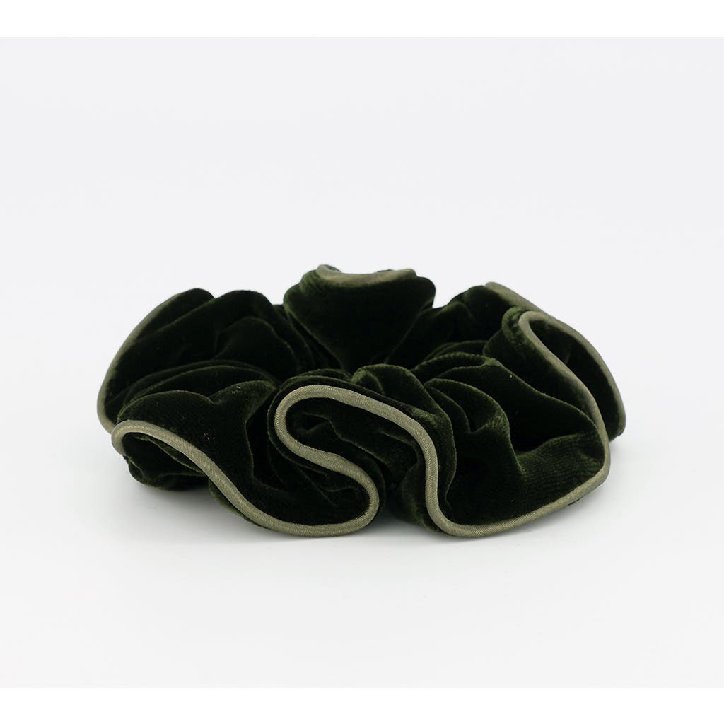 Alexandre de Paris Alexandre de Paris Romi Bronze Velvet Scrunchie 