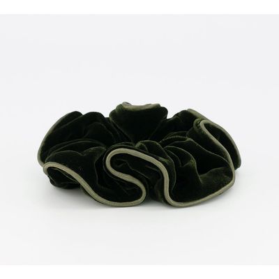 Alexandre de Paris Alexandre de Paris Romi Bronze Velvet Scrunchie 