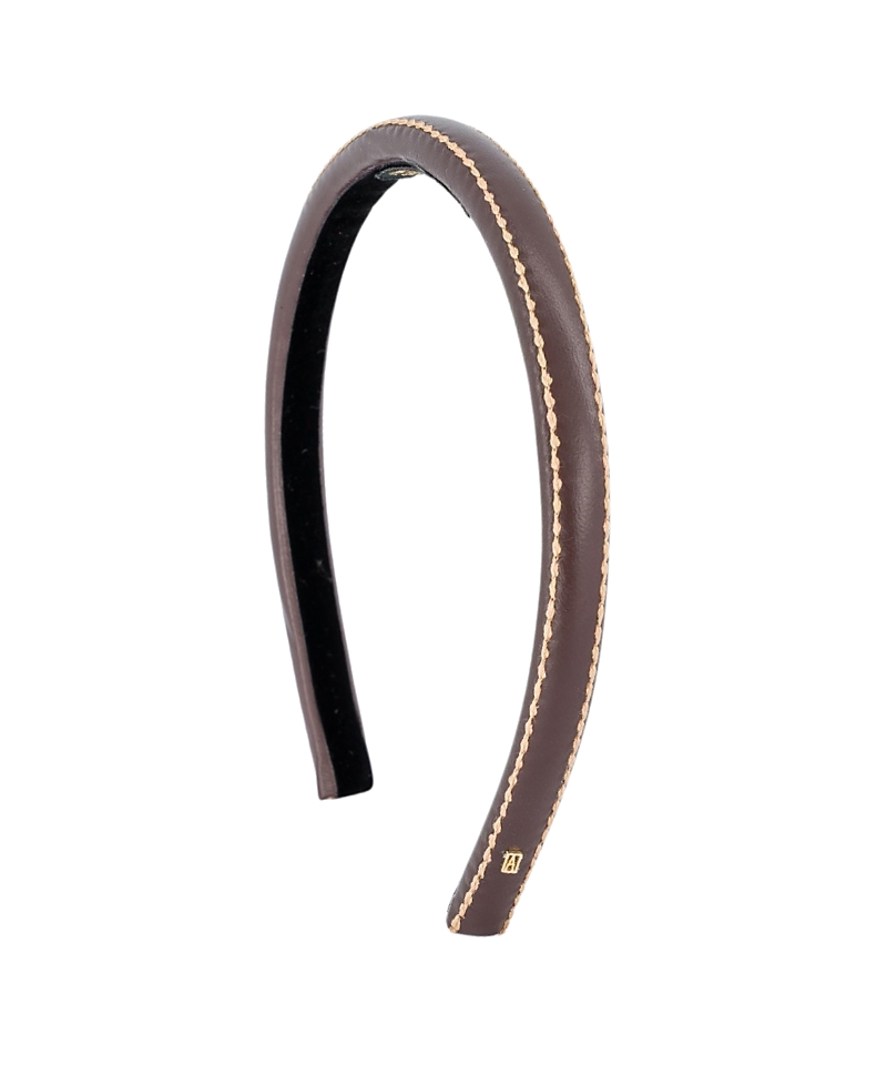 Alexandre De Paris - Alexandre de Paris Sellier Leather Headband